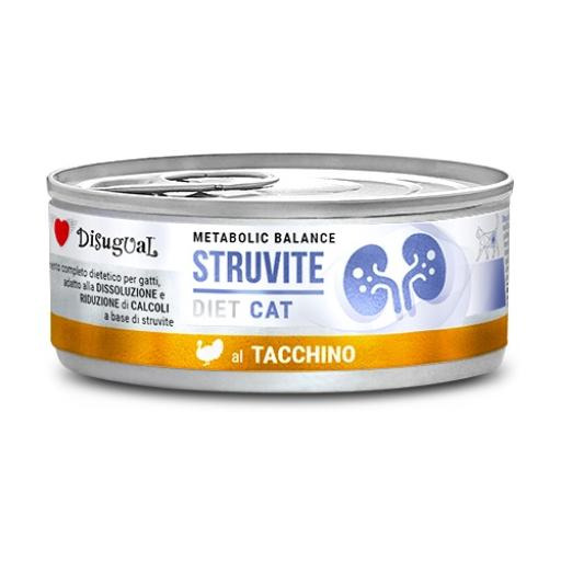 Disugual Diet Cat STRUVITE TURKEY 85g - konservi kaķiem (07/2028)