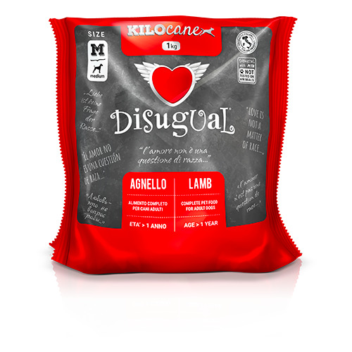 Disugual KILOcane Medium dog LAMB 1kg- barība suņiem (07/2025)