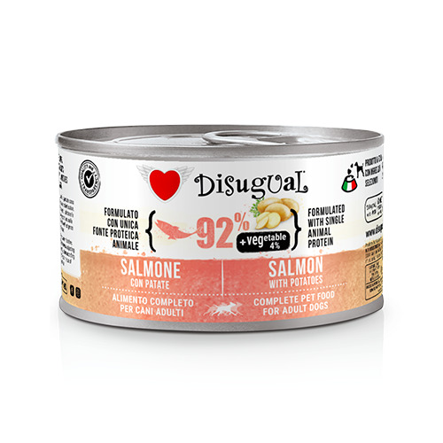 Disugual Vegetable Salmon with potatoes 150g- konservi suņiem