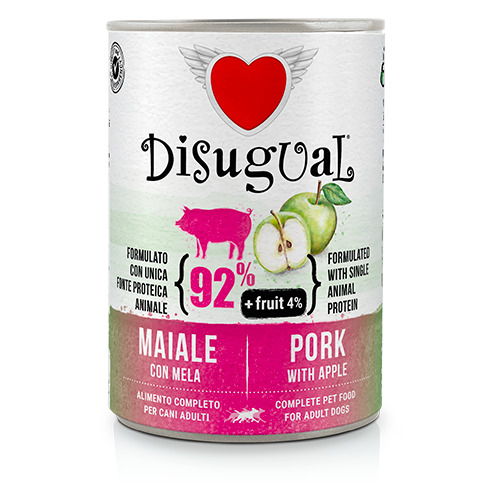 Disugual fruit dog Pork with punapple 400 g- konservi suņiem (7/2030)